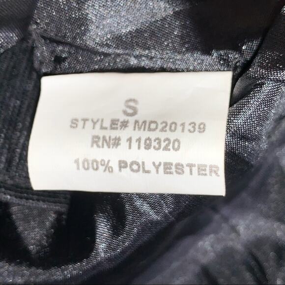 NWT Miroa strapless black pleated knee length formal cocktail dress size small S - Picture 6 of 7